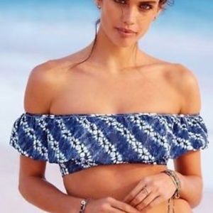 Victoria’s Secret Flounce Off Shoulder Bikini Top